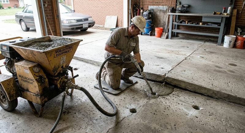 Concrete Mudjacking in Des Moines, IA