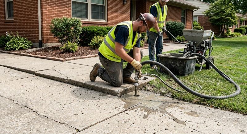 Concrete Settlement Repair in San Antonio, TX
