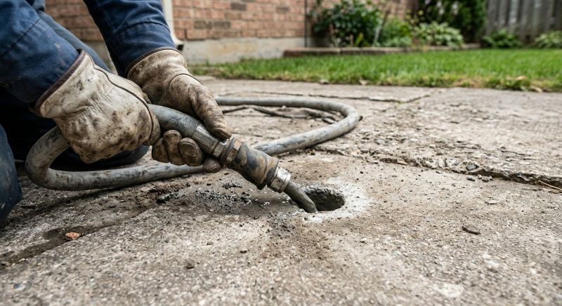 Patio Mudjacking in San Antonio, TX