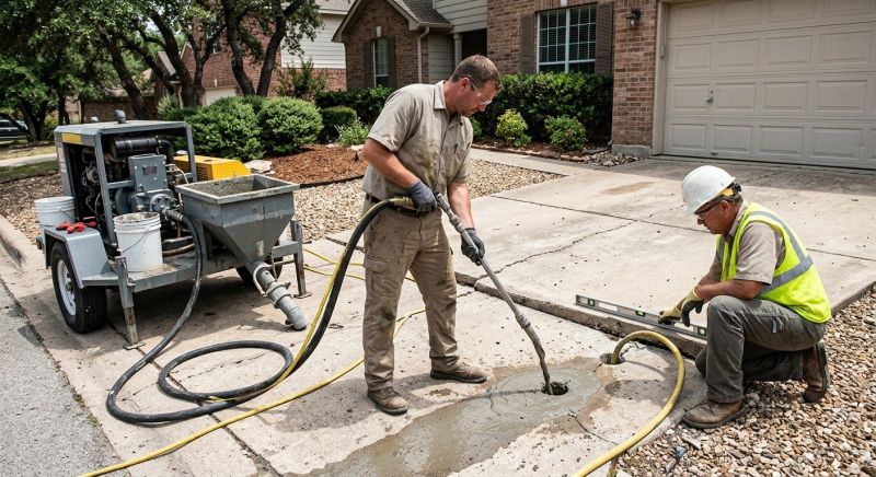 Patio Mudjacking in West Des Moines, IA