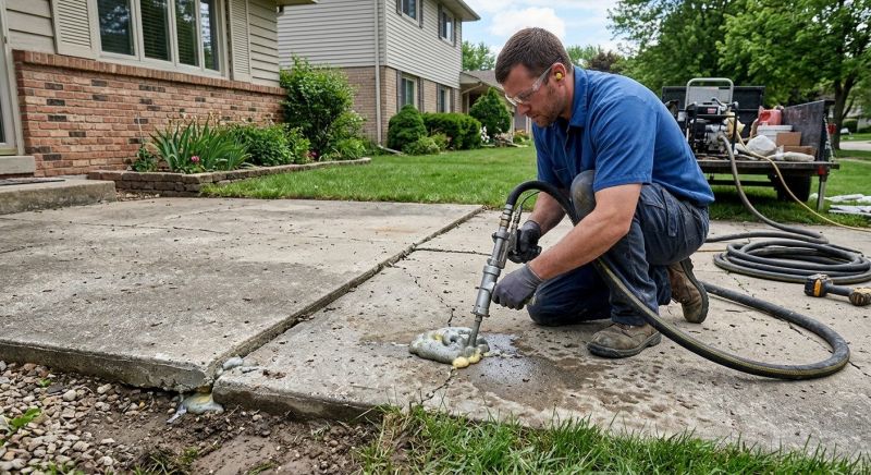Sidewalk Raising in Des Moines, IA
