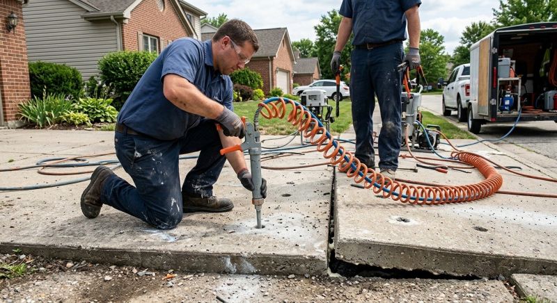 Sunken Driveway Lifting in Denver, CO
