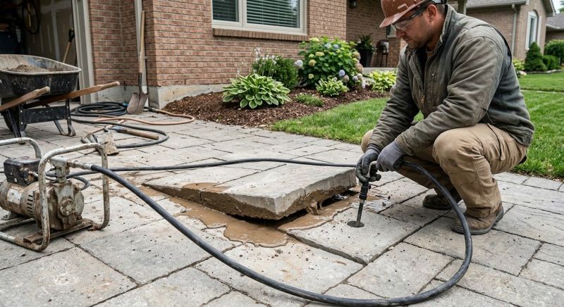 Sunken Driveway Lifting in Tampa, FL
