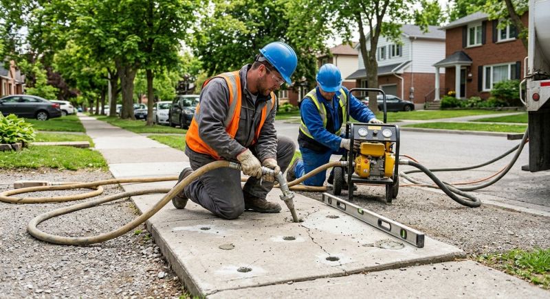 Sunken Sidewalk Repair in West Des Moines, IA