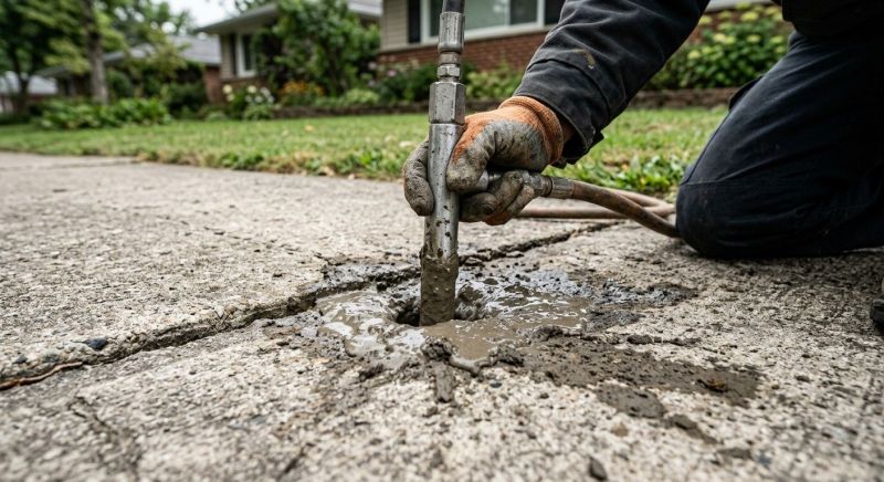 Sunken Slab Repair in Des Moines, IA