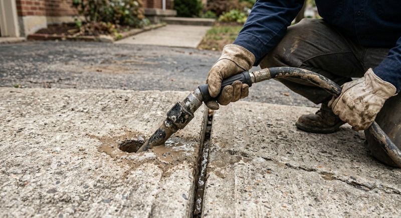 Sunken Slab Repair in West Des Moines, IA