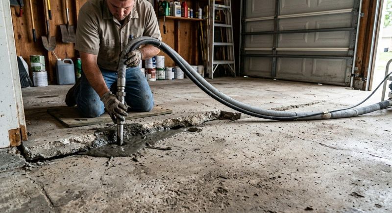 Garage Settling Repair Service