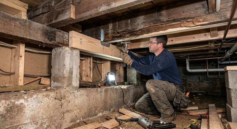 Garage Settling Repair Service